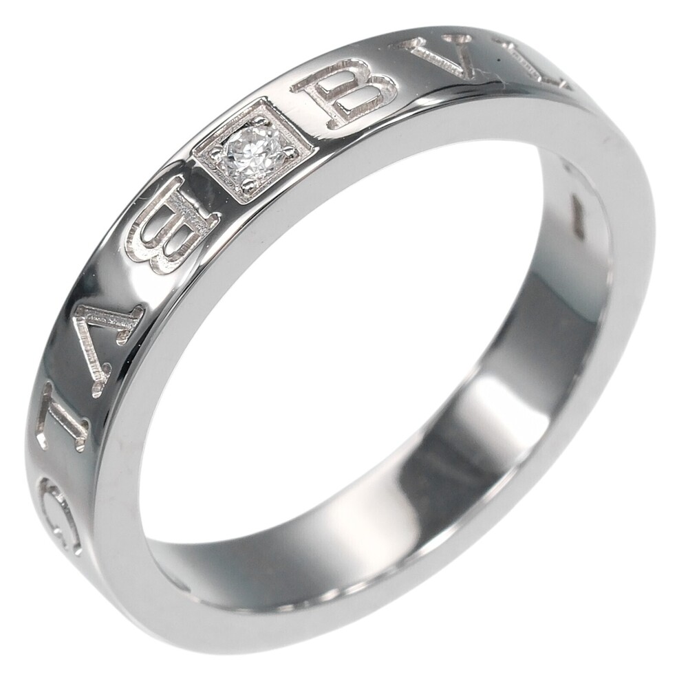 Bvlgari B.Zero1 Essential Logo Band 18K White Gold and Diamond